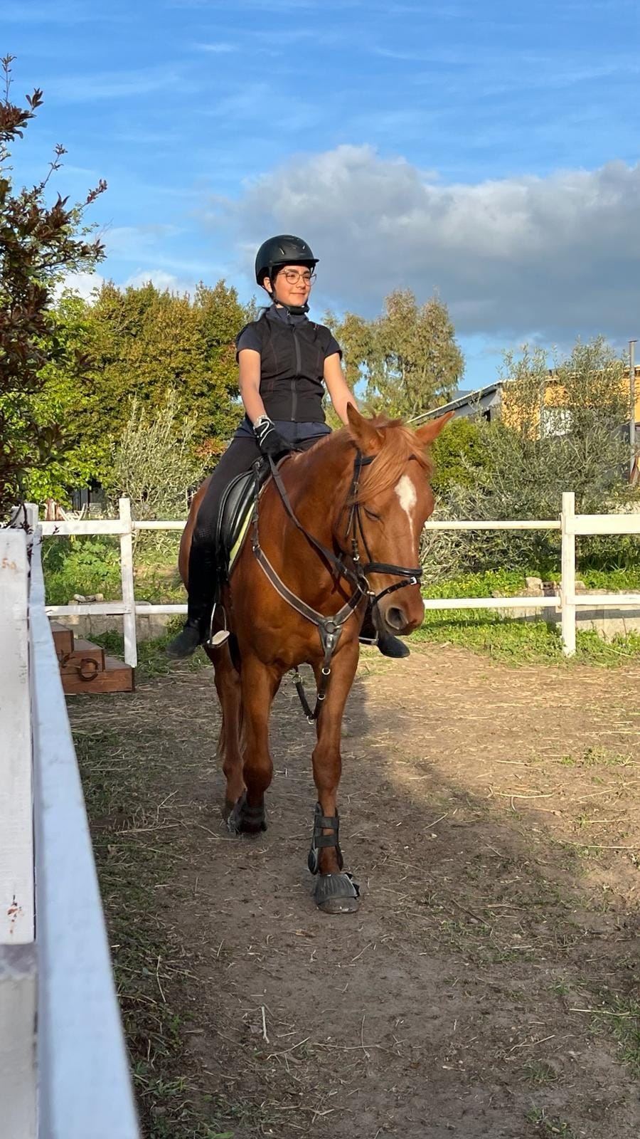 Cavallerizza a cavallo